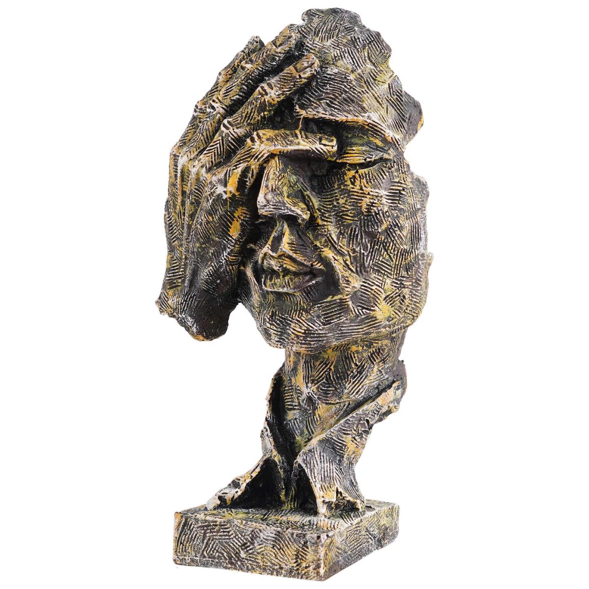 Face Statue for Living Room/Bedroom/Home/Office House, Big Size murti Antique Idol Abstract Art Decor showpiece Good for Gifts an Any Occasion Anniversary - Image 4