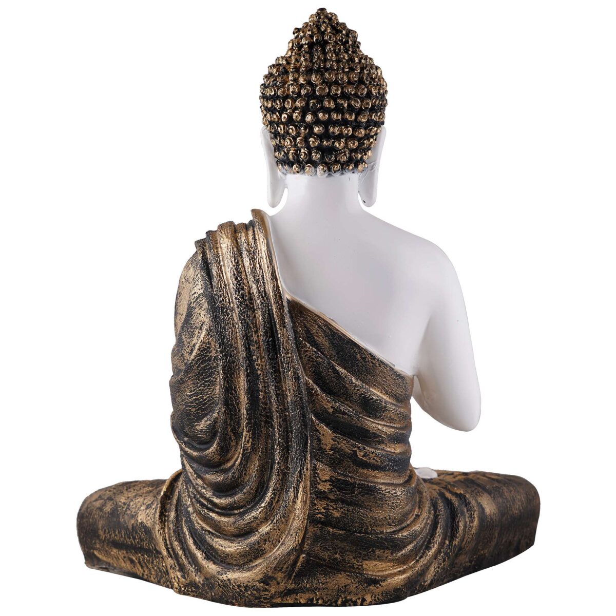 Buddha Idol Statue Showpiece Gift Gifting Item Polystone Home Decor Decoration - Image 4