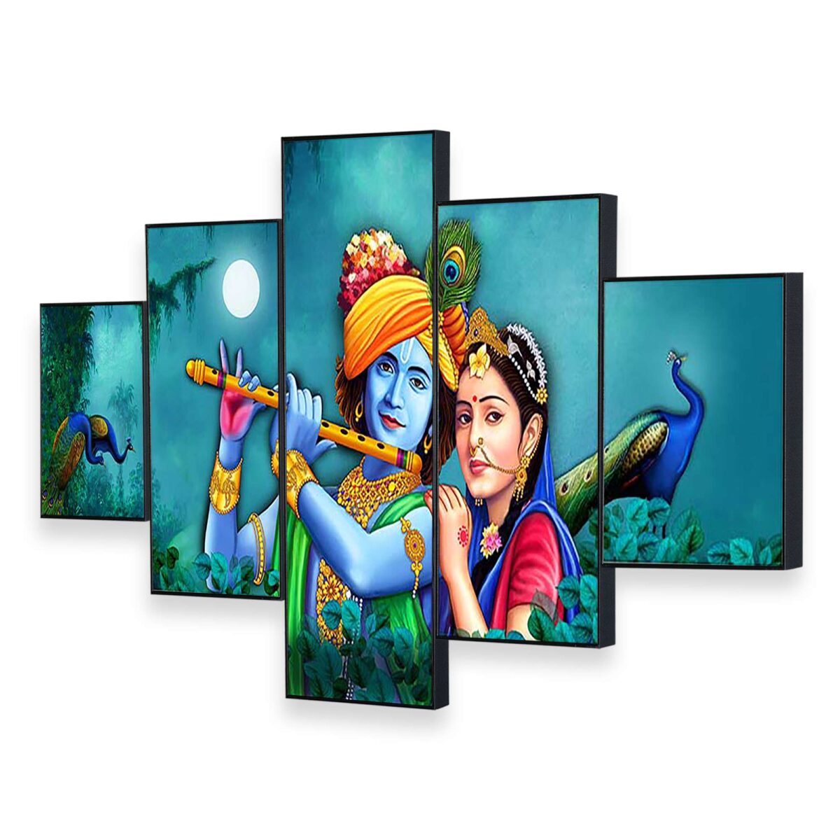 Set Of Five Framed Digital Wall Painting - Image 3